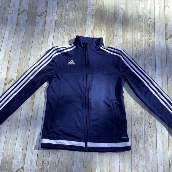 Adidas Tiro 15 Climacool Blue Pants Jacket Tracking suit set Women S Small - Picture 2 of 15